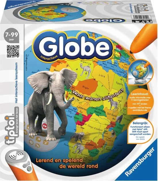 Tiptoi® Interactieve Globe Wereldbol - Ravensburger - Leersysteem 3 Tiptoi® Interactieve Globe Wereldbol - Ravensburger - Leersysteem