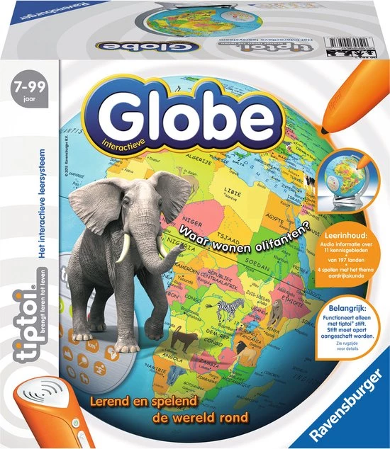 Tiptoi® Interactieve Globe Wereldbol - Ravensburger - Leersysteem 14 Tiptoi® Interactieve Globe Wereldbol - Ravensburger - Leersysteem - Afbeelding 12