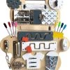 Droom Stapelbed Activiteitenbord - Montessori - Busy Board - Educatief - Ontdekbord - Speelbord - Hout - Speelgoed 3 Jaar
