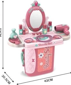 Merkloos Beautyset Kinderen- Make-upset Meisje - Beautyset Speelgoed - Makeupset Speelgoed Meisjes - Make-up Koffer - Beautykoffer - Speelgoed Kinderen -leerzame-spellen Verkoopwinkel 550x640 2