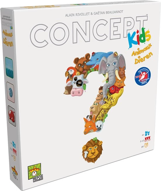 Repos Production Concept Kids Dieren - Bordspel 3 Repos Production Concept Kids Dieren - Bordspel