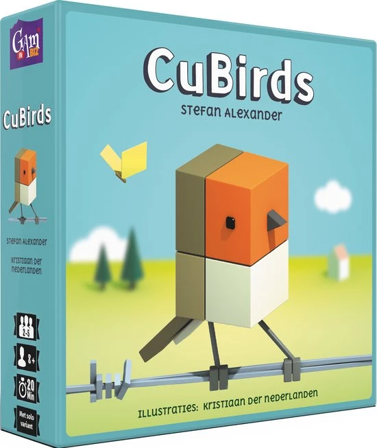 Gam'inBIZ CuBirds + Wild Cards - 2 Kaartspellen Van Kristiaan Der Nederlanden 5 Gam'inBIZ CuBirds + Wild Cards - 2 Kaartspellen Van Kristiaan Der Nederlanden - Afbeelding 3
