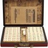 WILLSTORE Mahjong - Gezelschapsspel - Koffer - Chinees - 144 Tegels - 28cmx19cmx4cm 1 WILLSTORE Mahjong - Gezelschapsspel - Koffer - Chinees - 144 Tegels - 28cmx19cmx4cm -leerzame-spellen Verkoopwinkel 550x654 3