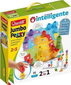 Quercetti Stapelspel Jumbo Peggy Junior Karton 49-delig