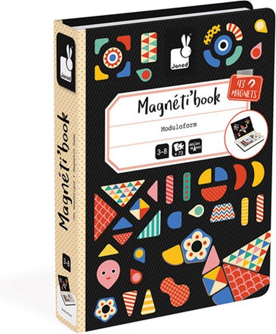 Janod Magneetboek Moduloform 73st 3-8jr 16 Janod Magneetboek Moduloform 73st 3-8jr - Afbeelding 14