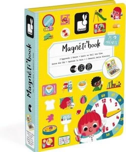 Janod Magneetboek - Klok Kijken