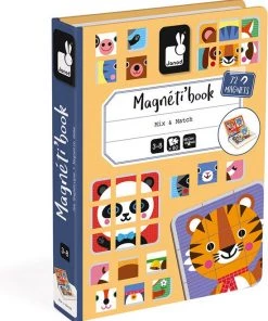 Janod Magneetboek Mix & Match 80st 3-8jr