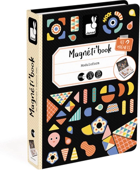Janod Magneetboek Moduloform 73st 3-8jr 17 Janod Magneetboek Moduloform 73st 3-8jr - Afbeelding 15
