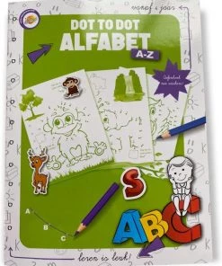 Toy Universe - Dot To Dot Letters Van Het Alfabet A-Z - Leren Is Leuk - Oefenboek - Sinterklaas - Kerst - Black Friday - Cadeau - Kadootje Voor Kinderen - Vanaf 4 Jaar En Ouder