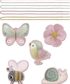 Little Dutch Rijgkaarten Flowers & Butterflies - Educatief Speelgoed -leerzame-spellen Verkoopwinkel 550x674