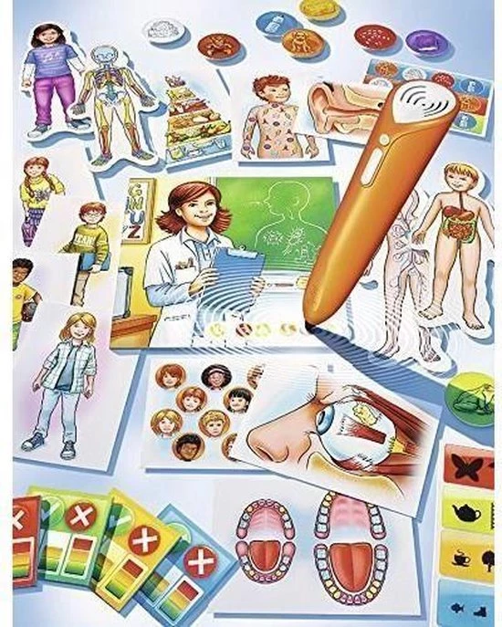 Ravensburger Tiptoi® Spel Het Menselijk Lichaam Ontdekken - Franstalig 6 Ravensburger Tiptoi® Spel Het Menselijk Lichaam Ontdekken - Franstalig - Afbeelding 4