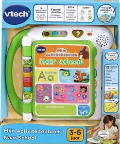 VTech Mijn Activiteitenboek Naar School ? Educatief En Interactief Speelgoed ? Maak Kennis Met School ? 3 Tot 6 Jaar -leerzame-spellen Verkoopwinkel 550x688