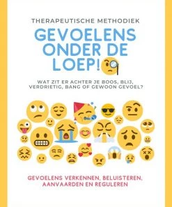 TherHappy - Gevoelens Onder De Loep! - Emotieregulatie - Therapie - Kinderen/jongeren/volwassenen - Gevoelens - Gesprekstechniek