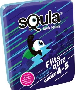 Identity Games Squla Flitsquiz Groep 4 5 - Educatief Kaartspel