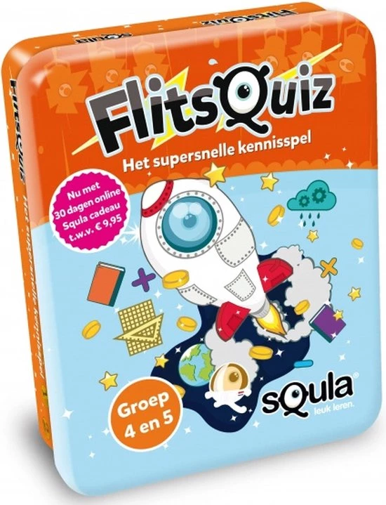 Identity Games Squla Flitsquiz Groep 4 5 - Educatief Kaartspel 5 Identity Games Squla Flitsquiz Groep 4 5 - Educatief Kaartspel - Afbeelding 3