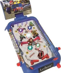 LEXIBOOK Mario Kart Lexibook Nintendo Mario Kart Tafel Elektronische Flipperkast, Actie- En Reflexspel Voor Kinderen En Gezinnen, LCD-scherm, Licht- En Geluidseffecten, Blauw/Rood, JG610NI -leerzame-spellen Verkoopwinkel 550x729 1