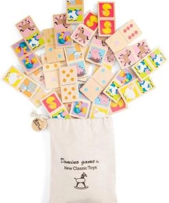 New Classic Toys Domino Spel - Boerderij Dieren - Inclusief Handige Opbergzak -leerzame-spellen Verkoopwinkel 550x730 2