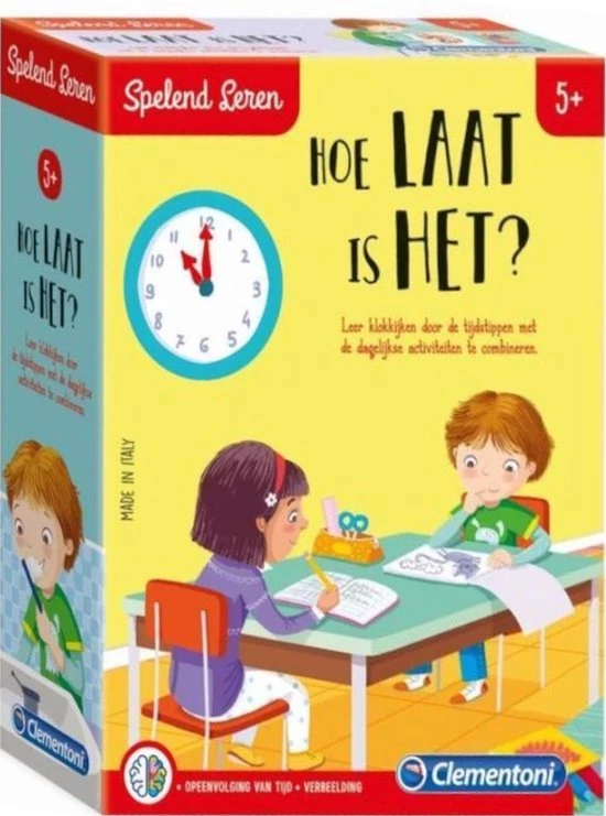 Clementoni Spelend Leren Hoe Laat Is Het? Educatief Spel 7 Clementoni Spelend Leren Hoe Laat Is Het? Educatief Spel - Afbeelding 5