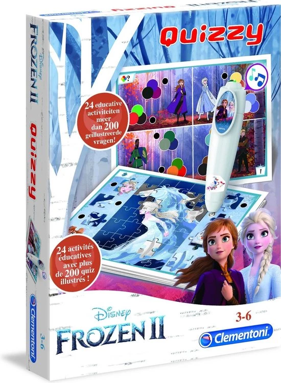 Clementoni Education Clementoni - Quizzy Frozen 2, Educatief Spel, 4-6 Jaar - 66899 3 Clementoni Education Clementoni - Quizzy Frozen 2, Educatief Spel, 4-6 Jaar - 66899