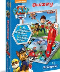 Clementoni - Paw Patrol Quizzy - Educatief Spel - Met Wonderpen - Leer Over Vormen, Kleuren, Cijfers En Meer- 3-6 Jaar