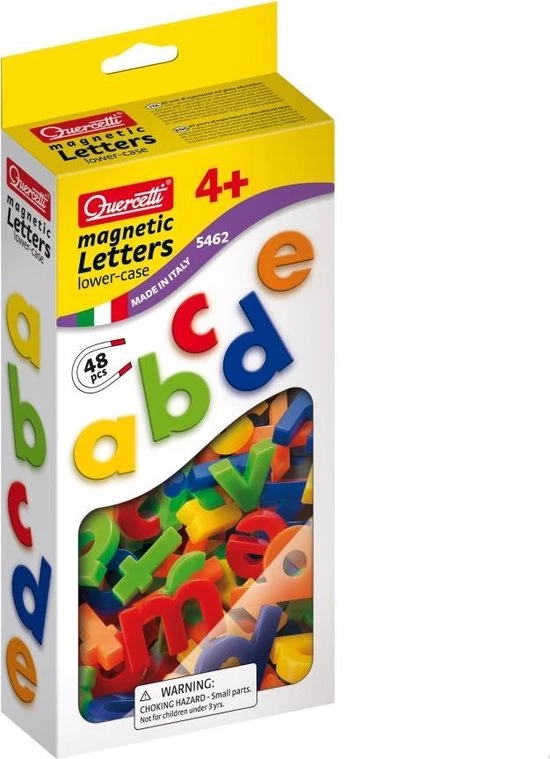 Quercetti Kleine Letters ABC Magneten, 48st. 5 Quercetti Kleine Letters ABC Magneten, 48st. - Afbeelding 3