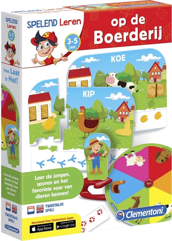 Clementoni - Op De Boerderij - Educatief Spel 6 Clementoni - Op De Boerderij - Educatief Spel - Afbeelding 4