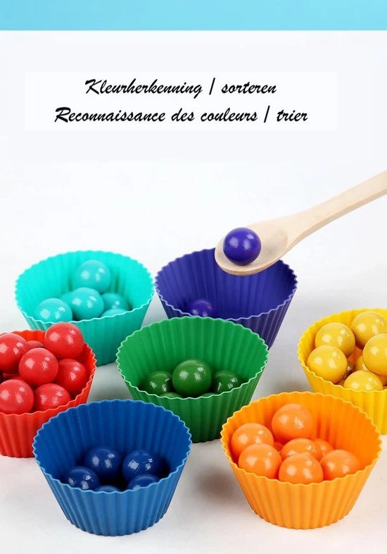 LS KIDS Regenboog Kralenspel - Fijne Motoriek - Sorteren - Montessori 8 LS KIDS Regenboog Kralenspel - Fijne Motoriek - Sorteren - Montessori - Afbeelding 6