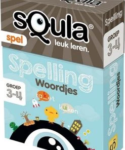 Identity Games Squla Spelling/ Woordjes Groep 3-4 Educatief Kaartspel -leerzame-spellen Verkoopwinkel 550x798