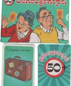 De Wauw Factor Geheugenspel 50+ - Memo-spel - Kaartspel Voor 50-plussers - Cadeau ''Abraham''