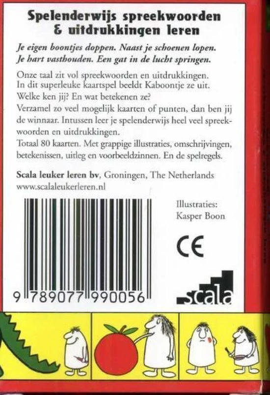 K. Boon Scala Het Spreekwoordenspel 4 K. Boon Scala Het Spreekwoordenspel - Afbeelding 2
