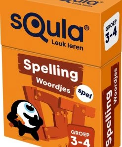 Identity Games Squla Spelling/ Woordjes Groep 3-4 Educatief Kaartspel -leerzame-spellen Verkoopwinkel 550x806 3