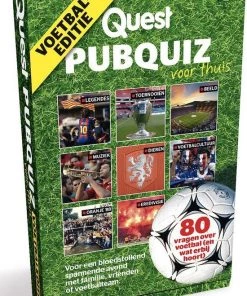Quest Voetbal Pubquiz Voor Thuis - Spel - Leuk Cadeau