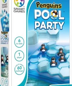 SmartGames - Penguins Pool Party - Breinbreker - 60 Uitdagingen
