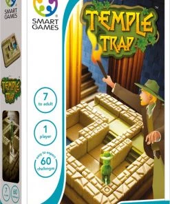 SmartGames - Temple Trap - 60 Opdrachten - Bewegende Doolhof