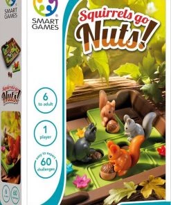 SmartGames - Squirrels Go Nuts! - 60 Opdrachten - Denkpuzzel