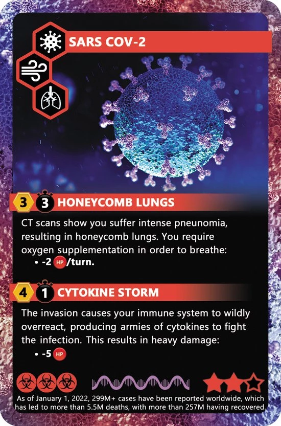 ImmunoWars: Basis Spel - Het Meest Besmettelijke Kaartspel - Spel Over Virussen, Bacteriën, En Wetenschap 15 ImmunoWars: Basis Spel - Het Meest Besmettelijke Kaartspel - Spel Over Virussen, Bacteriën, En Wetenschap - Afbeelding 13